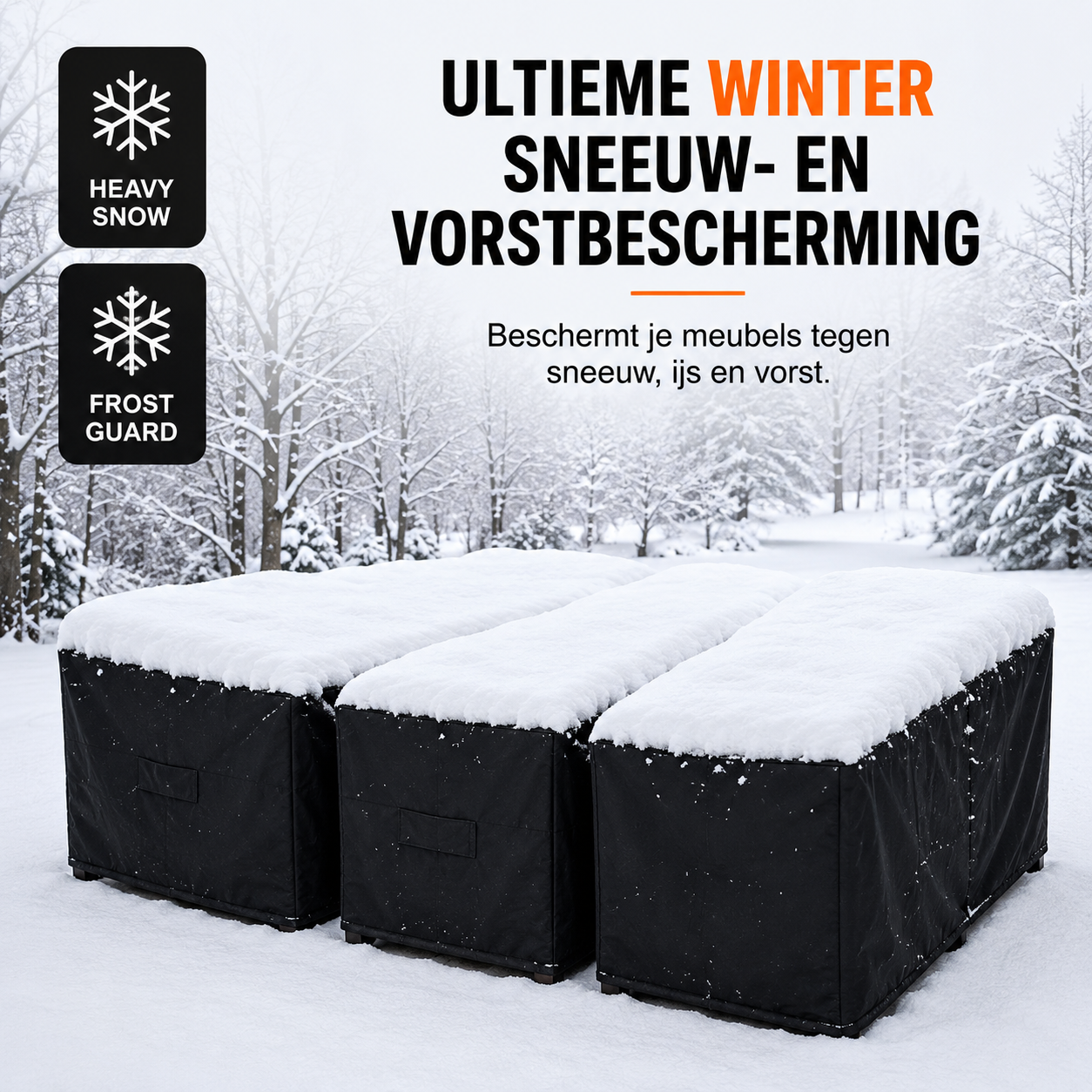WeatherProtect™ – Waterafstotende Beschermhoes voor Buitengebruik