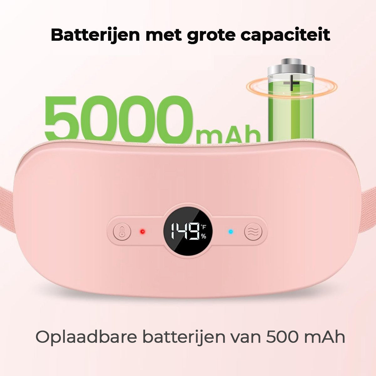 LunaRelief™ Draadloos Warmtekussen voor Menstruatiecomfort