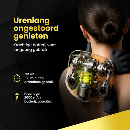 RelaxaHand™ Draadloos Shiatsu Nek- & Schoudermassage Apparaat