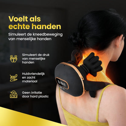 RelaxaHand™ Draadloos Shiatsu Nek- & Schoudermassage Apparaat