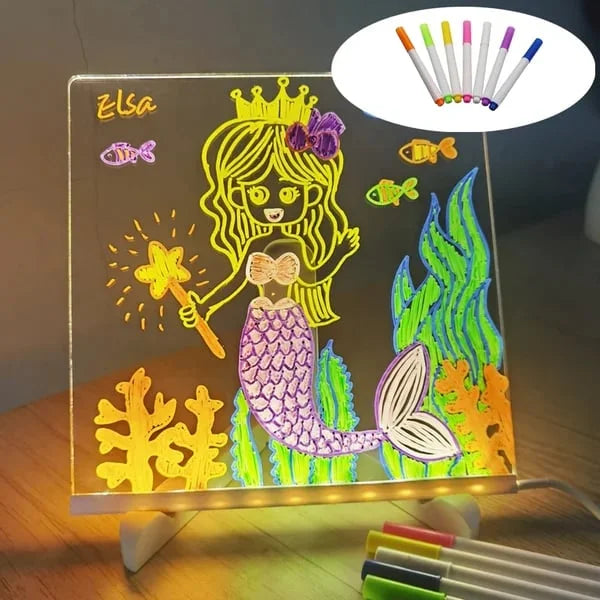 KidsCreation™ Verlicht led-tekenbord voor kinderen