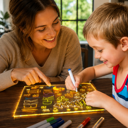 KidsCreation™ Verlicht led-tekenbord voor kinderen
