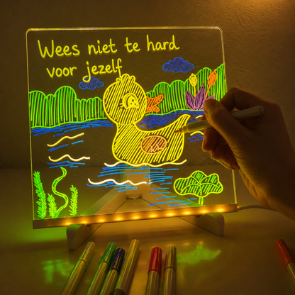 KidsCreation™ Verlicht led-tekenbord voor kinderen