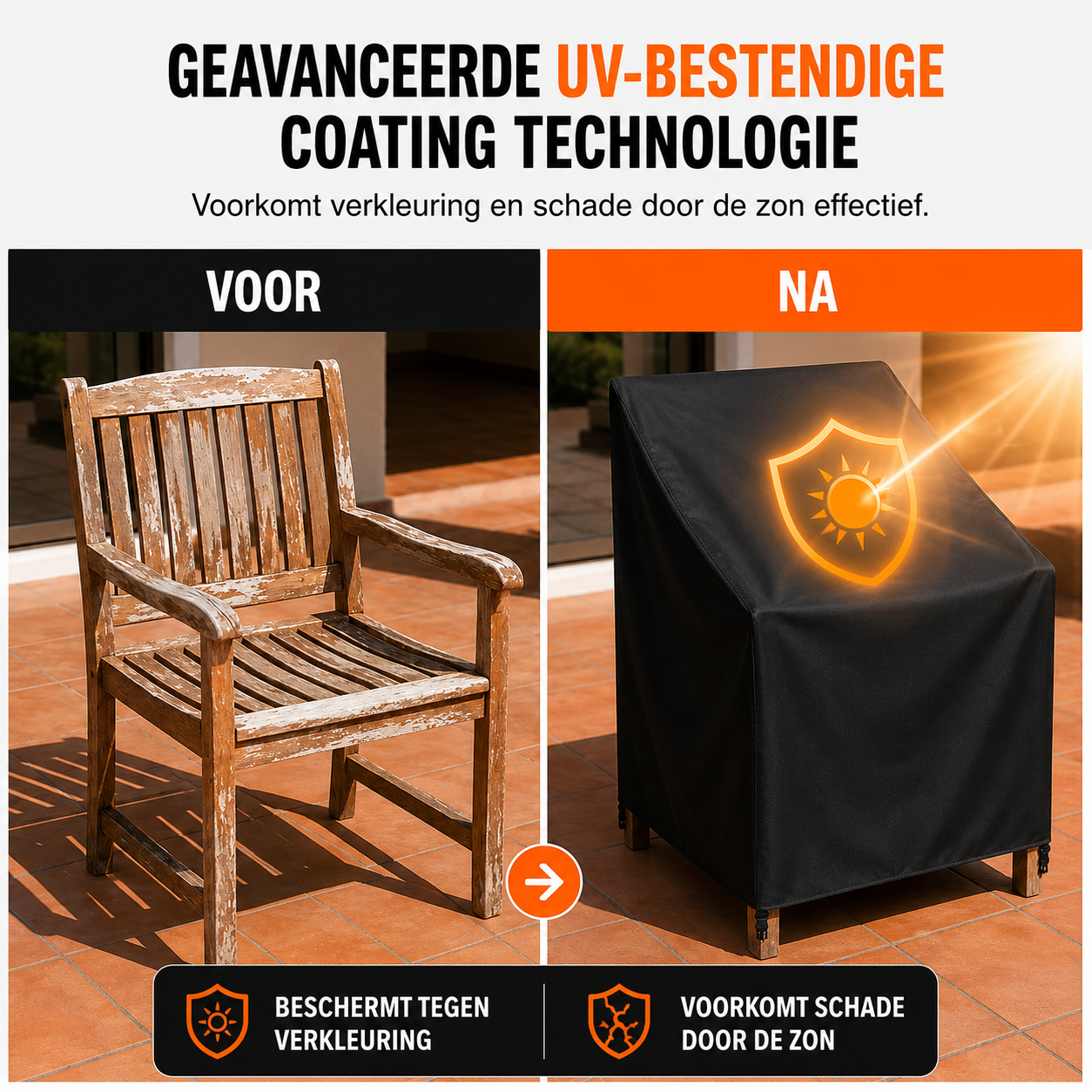 WeatherProtect™ – Waterafstotende Beschermhoes voor Buitengebruik